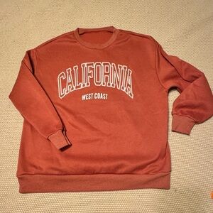 SHEIN california west coast. Size M. Round neck, pullover, oversized sweatshirt
